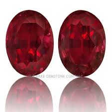Beautiful Mozambique Ruby Pair Of Ovals 2 29 Cts Red Gemstones Gemstones Gemstones For Sale