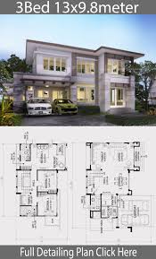 Home Design Plan 13x9 8m With 3 Bedrooms Home Design With Plansearch Architectural House Plans Model House Plan Mediterranean Homes