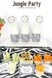 jungle party monkey smoothie recipe free printables junglefresh shop birthday party snacks safari birthday party jungle party