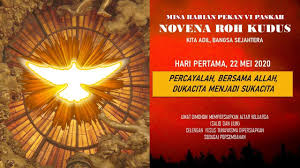 Jan 28, 2021 · doa novena hati kudus yesus merupakan salah satu doa novena untuk menghormati hati kudus yesus. Live Stream Relay Misa Novena Roh Kudus Hari Pertama Jumat 22 Mei 2020 Youtube