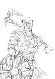 Artstation Berserker Lineart