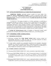 Decizie asociat unic deschidere punct de lucru. Https Primariabuzau Ro Wp Content Uploads 2020 07 Anexa Nr 3 Act Constitutiv Pdf
