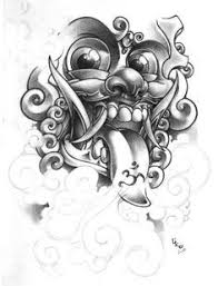 Videos matching tattoo garuda di kepala revolvy. Bali Graphics Barong Gambar Mata Seni Tato Tato Tangan
