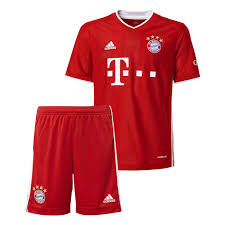 Buy the official bayern munich home & away kit, plus training kit and personalise with your own name and number. Fc Bayern Shirt Home Mini Kit 20 21 Official Fc Bayern Munich Store