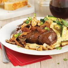 Osso Buco Aux Champignons A La Mijoteuse Food Beef