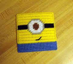 Free doll making projects and doll patterns. Minion Free Plastic Canvas Pattern Favecrafts Com
