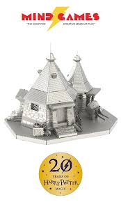 Take A Walk With Harry Potter And Friends To The Edge Of The Forbidden Forest And Give Rubeus Hagrid A Visit While You Metal Earth Hagrids Hut Metal Model Kits