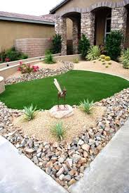 How to install river gravel mulch in landscape beds. Low Maintenance Front Garden Ideas Front Yard Garden Design Small Front Yard Landscaping Front Yard Landscaping Design