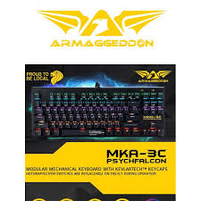Armaggeddon macro programming tutorial for black hornet mka 3. Armaggeddon Mka 3c Mechanical Gaming Keyboard Handybuy Lk