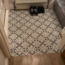 Vinyl Floor Cloth Sheet Felt Backed Cushioned George 5173 Etsy In 2020 Vinyl Flooring Floor Cloth Bathroom Floor Mat
