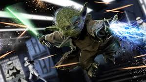 Following its acquisition by the walt disney company in 2012, lucasfilm rebranded most of the novels, comics, video games and other works produced since the originating 1977 film star wars as star wars. Hd Wallpaper Star Wars Green Lightsaber Jedi Lightning Yoda Wallpaper Flare