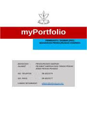 Check spelling or type a new query. Myportfolio Edited 2 Myportfolio Pembantu Tadbir P O Bahagian Pengurusan Daerah Bahagian Alamat Pengurusan Daerah Pejabat Daerah Dan Tanah Course Hero