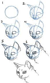 Cartoon studios often make small clay models to aid the animator when drawing difficult characters from all angles. Savanna Williams How To Draw Cats Faces Heads Cat Face Drawing Animal Drawings Drawings
