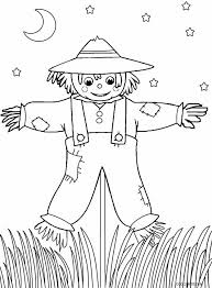 Books filled with images can be an. Printable Scarecrow Coloring Pages For Kids