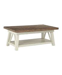 Ashley is #1 selling brand of home furniture in north america. Signature Design By Ashley Furniture White Brown Stownbranner Coffee Table Best Price And Reviews Zulily