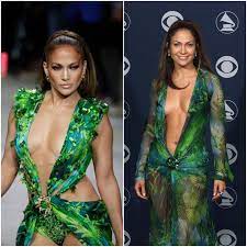 American recording artist and actress jennifer lopez wore a green versace silk chiffon dress to the 42nd grammy awards ceremony on february 23, 2000. How J Lo S Versace Grammys Dress Inspired Google Image Search