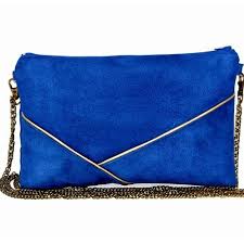 Mariage pochette sac à main. Pochette Mariage Pochette Soiree Sac A Main Suedine Couleur Bleu Roi Ligne Graphique Doree Apres La Plage Un Grand Marche