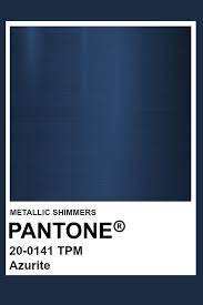 Azurite Metallic Pantone Color Pantone Blue Color Palette Design Pantone Colour Palettes