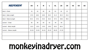 51 Memorable Independent Trading Company Size Chart