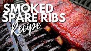 Temperature about 200 degrees, smoke and patience. Smoked Spare Ribs Recipe How To Smoke Spare Ribs On The Bbq Youtube