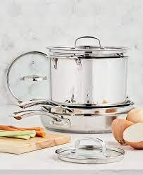 My grandmother on numerous occasions has. Belgique Stackable 10 Pc Stainless Steel Cookware Set Reviews Cookware Sets Macy S