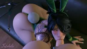 Futaholic] Akali Getting Her Mouth Filled With Futanari Cum Hentai -  HentaiLeague