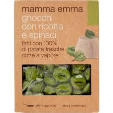 Procedimento lessate in pochissima acqua salata gli spinaci. Gnocchi Di Patate Con Ricotta E Spinaci Mamma Emma Coop Shop