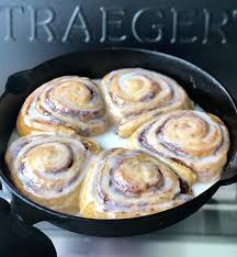Cinnamon Rolls By Diva Q Traeger Cooking Cinnamon Rolls Traeger Recipes