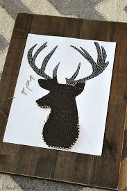 Feather bookmarks are a pretty creative way to never lose your diy feather canvas art | yellowblissroad.com. Deer Head String Art Clean And Scentsible