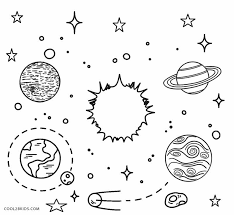 Outer space coloring pages for preschoolers. Solar System Coloring Page Novocom Top