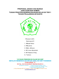 Makalah Prakarya Vas Bunga