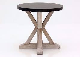 The willow i replica stump box, measuring 5.0 long by 6.3 wide by 7.0 high, is a stylish addition to any space. Jefferson Round End Table Brown Home Furniture Plus Bedding