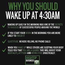 Why You Should Wake Up At 4 30 Follow Startupblackbelt For More Motivational Quotes And Interestin Study Motivation Quotes Motivational Quotes Success Quotes