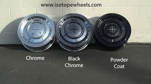 Take it to the next level 8. Isotope Wheels Chrome Vs Black Chrome Vs Powder Coat For Lincoln Continental Convertibles Youtube