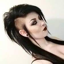 Image Result For Goth Hairstyles Gothic Hairstyles Long Hair Shaved Sides Goth Hair
