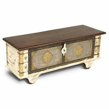 Giantex 45 folding storage ottoman bench, storage chest to support 660lbs, 165l storage trunk footrest padded seat coffee table for bedroom hallway, faux leather, brown 4.5 out of 5 stars 292 $55.99 $ 55. Storage Trunk Coffee Table