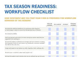 Tax Season Readiness Workflow Checklist Doc It