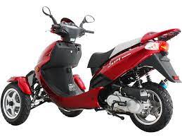 Mc D50tka Exclusively Offered Sunny 50cc Three Wheel Trike Scooter Two Front Wheels Free Trunk Trike Motorcycle Trike Scooter Trike