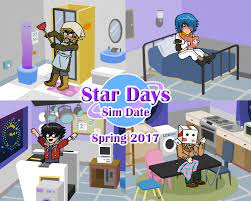 You play as a student who has a lot of sexual fantasies and a lot of problems. Star Days Sim Date Promo 3 By Pacthesis Deviantart Com On Deviantart Anime Date Sims Dating Sim Game