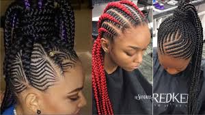 Protective Ghana Weaving Hairstyles For Black queen - YouTube