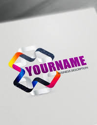 Online 3d Logos Modern 3d Connection Logo Maker Web Design Logo 3d Logo 3d Logo Design