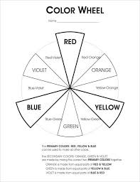 The Helpful Art Teacher Elements Of Art Color Color Wheel Worksheet Art Worksheets