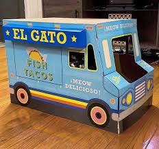 If you sneak a morsel to your cat we're sure he'd agree, which was the inspiration behind the taco truck cat scratcher by boots and barkley. Taco Truck Cat Scratcher Boots Barkley Cat Scratcher Scratcher Cardboard Cat Scratcher