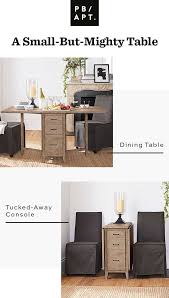 A Space Saver With A Clean Casual Style The Duncan Drop Leaf Table Is A Versatile Piece That Dining Room Small Small Dining Room Furniture Small Dining Sets