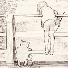 Well, nothing perhaps besides looking for a small smackerel of something to eat. The Much Loved World Of Winnie The Pooh