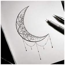 Indie Moon For Shoulder On Left Sleeve Ear Piercing Ideas Pinterest Cute Ear Piercings Tumblr Ear Pie Tattoos Moon Mandala Tattoo Tattoo Art Drawings