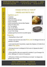 Pommes Roties Au Four Et Farcies Aux Fruits Secs Tupperware Recette Tupperware Recette Tuperware Tupperware