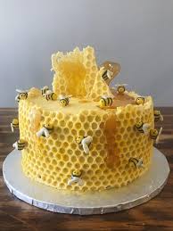 Really Happy With This Baby Bumblebee Cake I Made For A Friend S Baby Shower Crazy Cakes Bee Cakes Honeycomb Cake