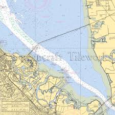 California Foster City San Francisco Bay Nautical Chart Decor
