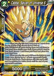 Dragon ball online (ドラゴンボールオンライン, doragon bōru onrain, korean: Cabba Saiyan Of Universe 6 Xd1 06 St Dragon Ball Super Bandai Singles Dragon Ball Super Series 7 Expert Deck Universe 6 Assailants Wild Things Games